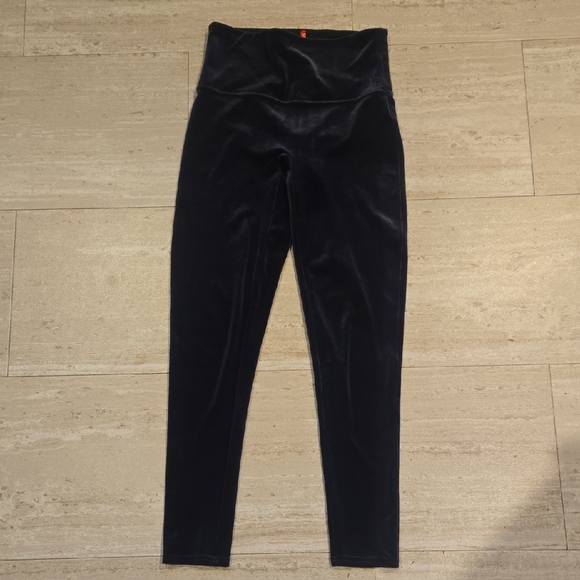 SPANX Pants - SPANX Deep Blue Velvet Leggings